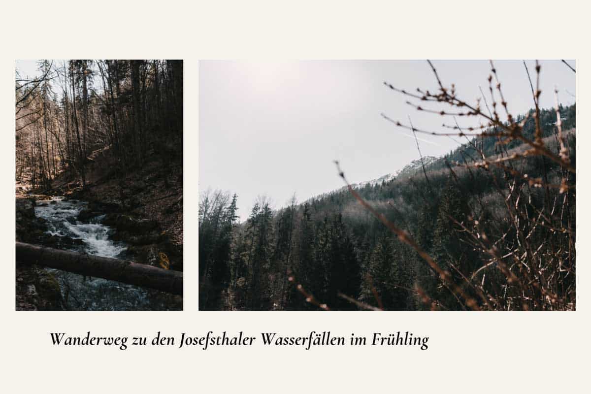 Wanderweg Josefsthaler Wasserfälle beim Schliersee