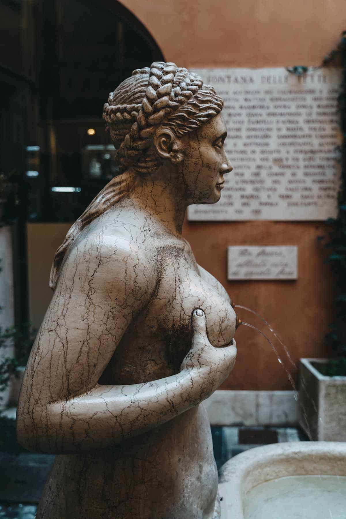 Springbrunnen Fontana delle Tette in Treviso