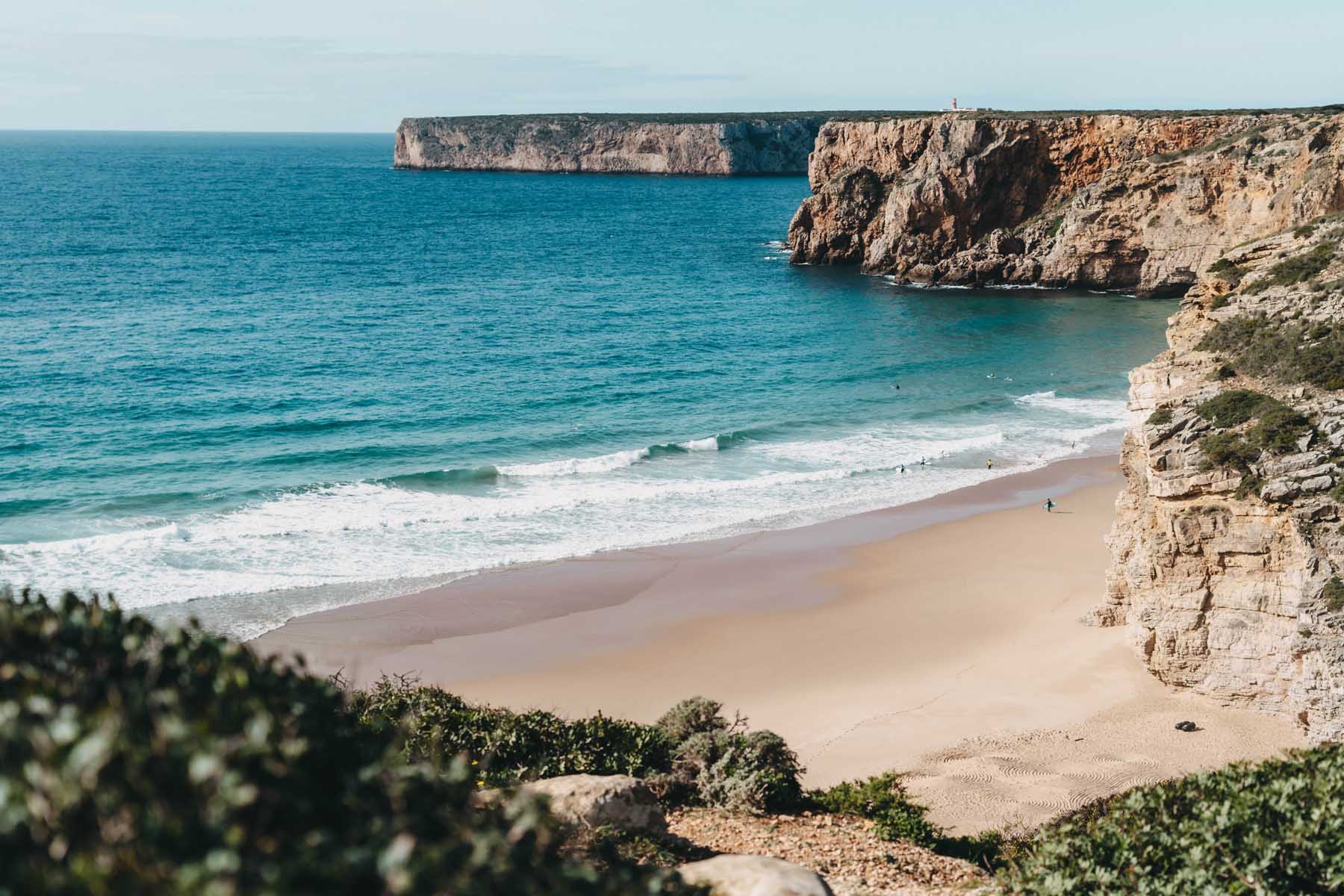 Portugal Algarve Felsen und Strand